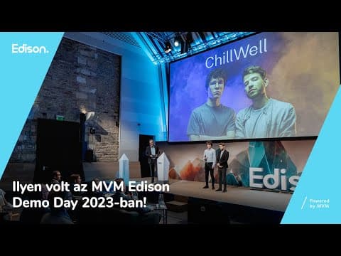 Ilyen volt az MVM Edison Demo Day 2023-ban!